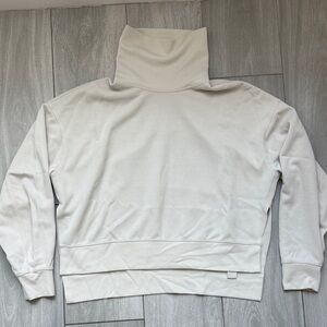 Lululemon Softstreme Turtleneck Pullover - White Opal - Size 6